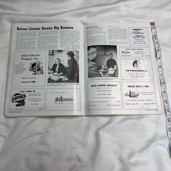 1959 Genesee County MI TCPA Police Constable Guide w/ Map Ads Flint Michigan - Picture 9 of 9